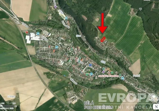 Prodej pozemku pro bydlení, Bělá pod Bezdězem, Radechovská, 2434 m2