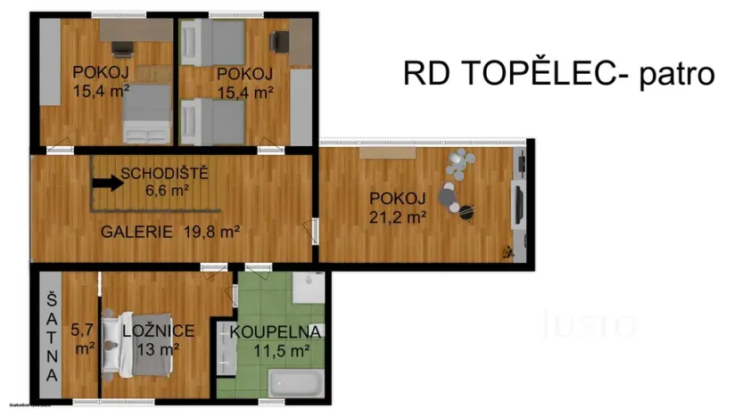 Prodej rodinného domu, Čížová - Topělec, 346 m2