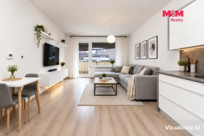Prodej bytu 2+kk, Moravany, Višňová, 51 m2
