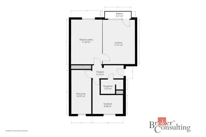 Prodej bytu 3+1, Přeštice, Smetanova, 64 m2