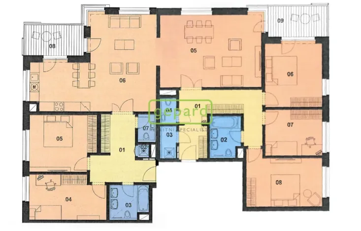 Prodej bytu 6+kk a větší, Praha, Učňovská, 190 m2