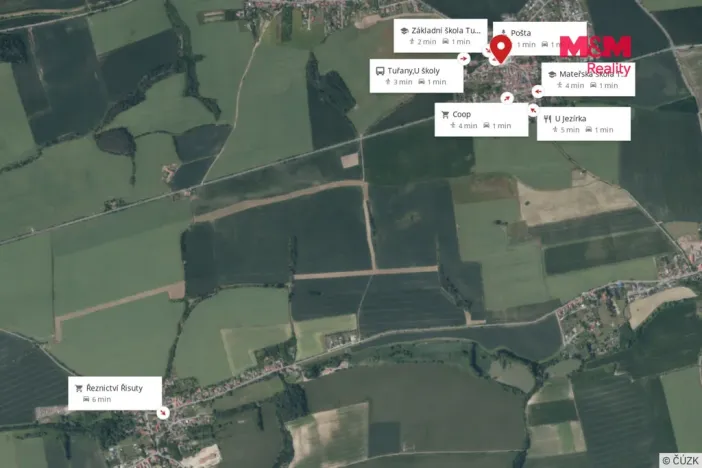 Pronájem bytu 2+kk, Tuřany, 56 m2
