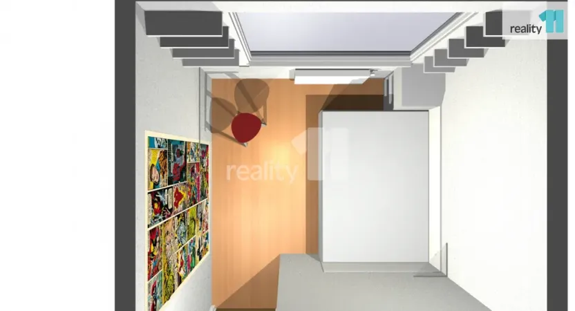 Pronájem bytu 2+kk, Praha - Uhříněves, U uhříněveské obory, 43 m2