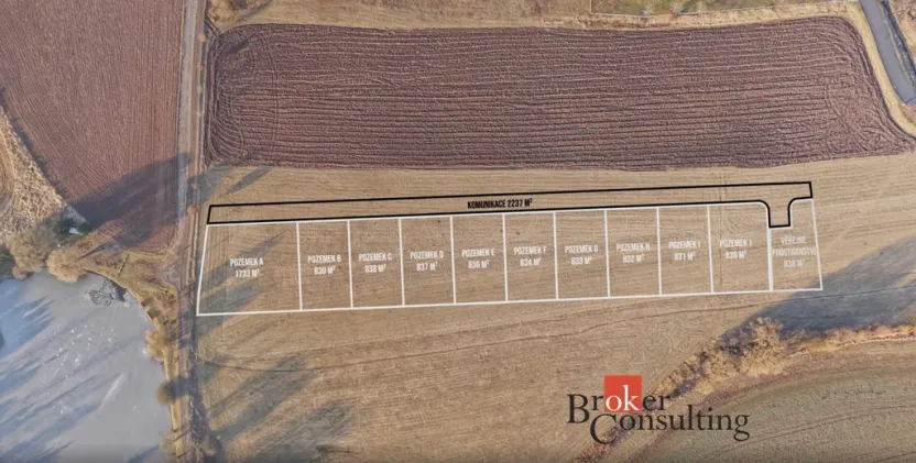 Prodej pozemku pro bydlení, Úherce, 839 m2