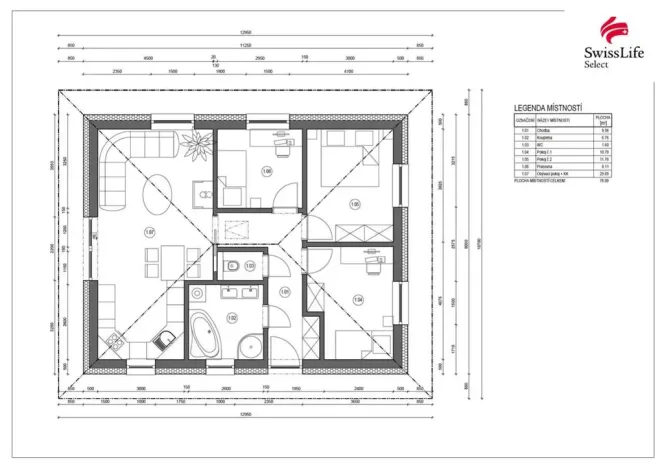 Prodej pozemku pro bydlení, Tachov, 632 m2