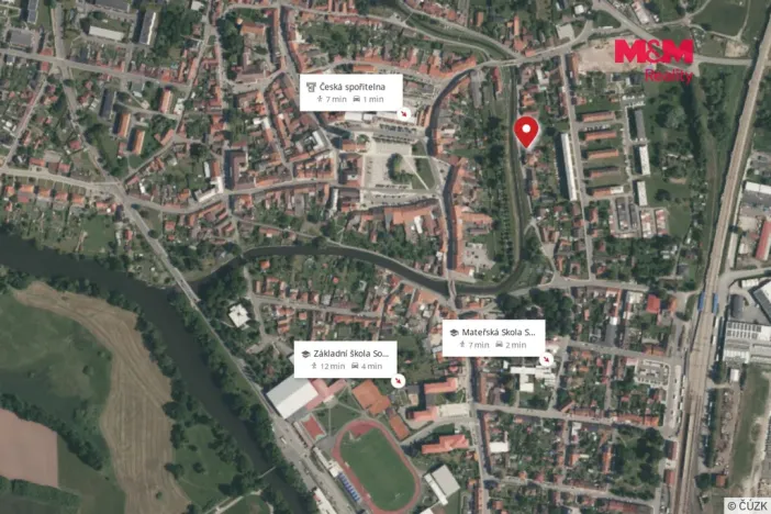 Prodej rodinného domu, Soběslav - Soběslav II, Chvalovského nábřeží, 120 m2
