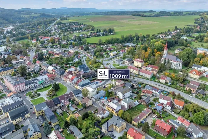 Prodej komerčního pozemku, Chrastava, 1009 m2