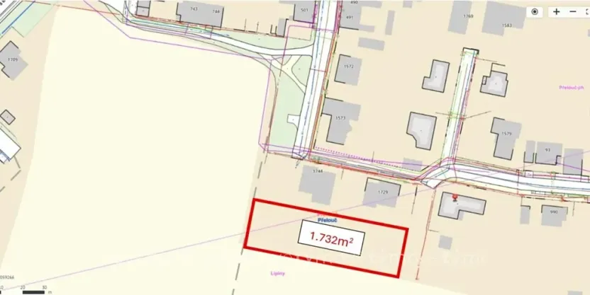 Prodej pozemku pro bydlení, Přelouč, Smetanova, 1732 m2