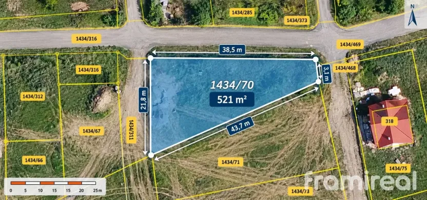 Prodej pozemku pro bydlení, Václavov u Bruntálu - Horní Václavov, 521 m2