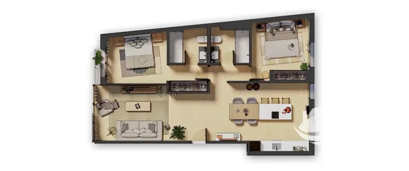 Prodej bytu 3+kk, Palma de Mallorca, Španělsko, 79 m2