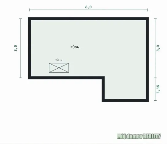 Pronájem bytu 2+kk, Praha - Radotín, Matějovského, 50 m2