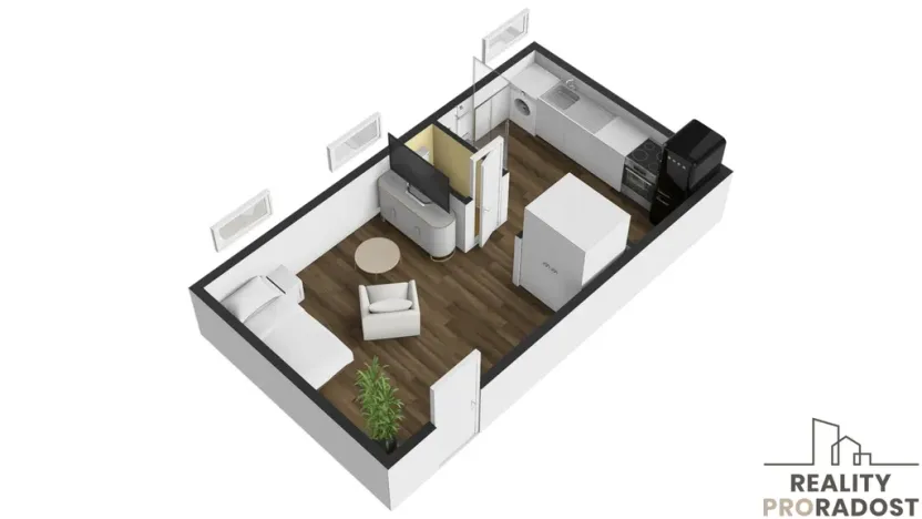 Pronájem komerční nemovitosti, Břeclav - Charvátská Nová Ves, SNP, 26 m2