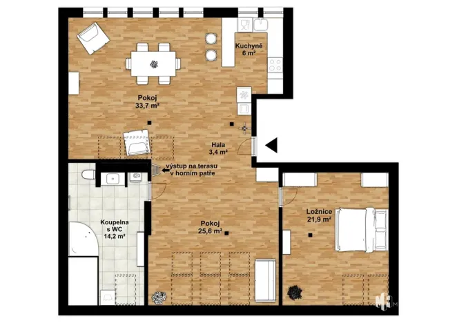 Prodej bytu 2+kk, Brandýs nad Labem-Stará Boleslav, Královická, 104 m2