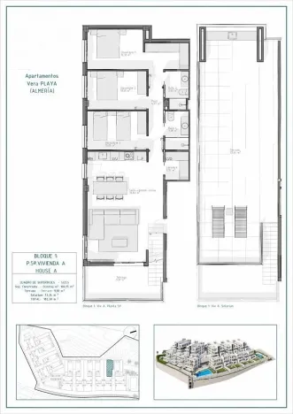 Prodej bytu 4+kk, Vera, Almería, Španělsko, 100 m2