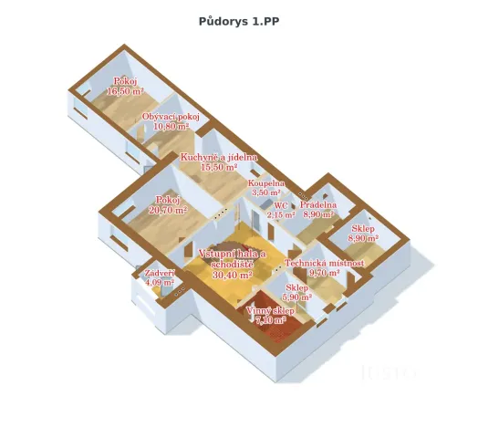 Prodej rodinného domu, Uherské Hradiště - Mařatice, Na Stráni, 276 m2