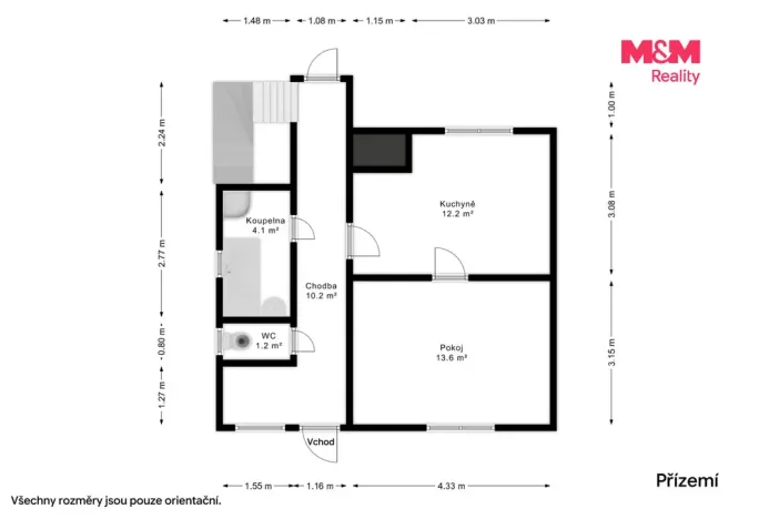 Prodej rodinného domu, Domažlice - Týnské Předměstí, Vrchlického, 97 m2