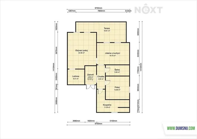 Prodej bytu 3+kk, Šumperk, 8. května, 88 m2