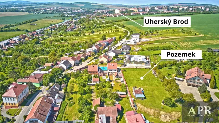 Prodej pozemku pro bydlení, Uherský Brod, 2554 m2