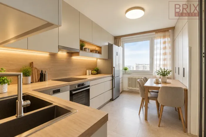 Prodej bytu 3+1, Praha - Kobylisy, Bojasova, 64 m2