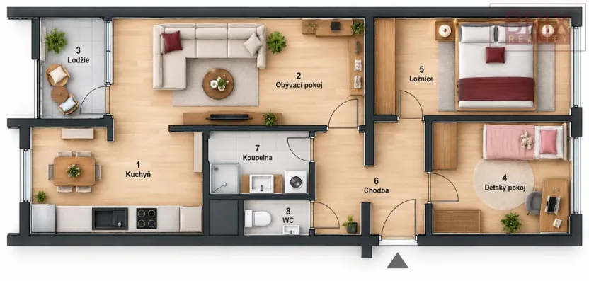 Prodej bytu 3+1, Praha - Kobylisy, Bojasova, 64 m2