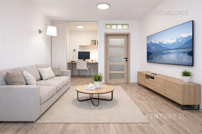 Pronájem bytu 2+kk, Chomutov, Holešická, 42 m2