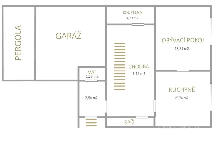 Prodej rodinného domu, Praha, Vycpálkova, 110 m2