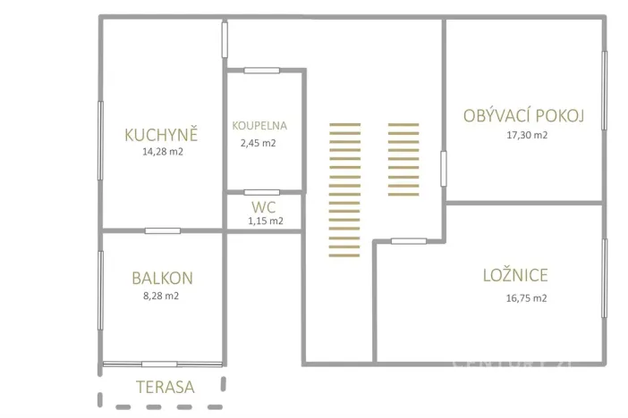 Prodej rodinného domu, Praha, Vycpálkova, 110 m2