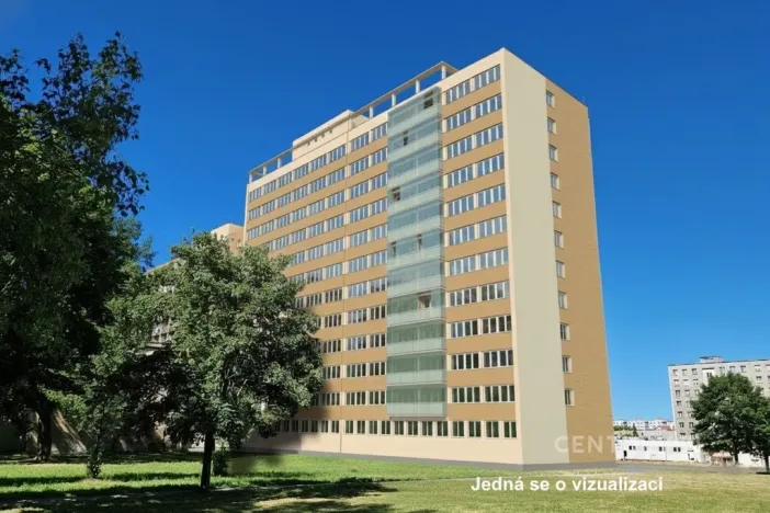 Pronájem bytu 2+kk, Ostrava - Zábřeh, U Studia, 36 m2