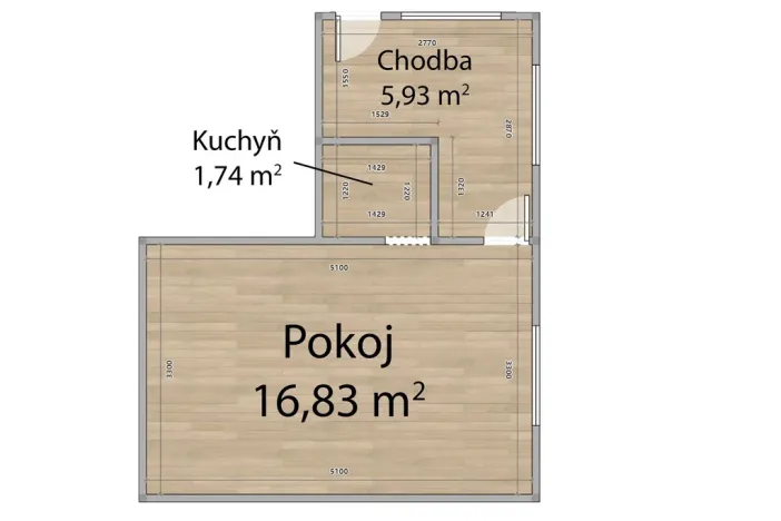 Prodej chaty, Černošín - Lažany, 41 m2