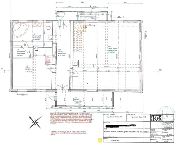 Prodej zemědělské usedlosti, Jičíněves - Labouň, 180 m2