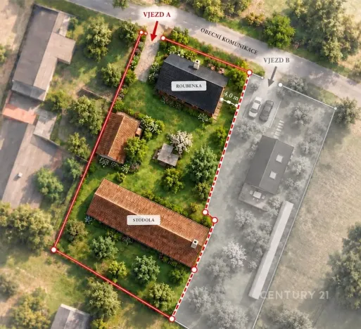 Prodej zemědělské usedlosti, Jičíněves - Labouň, 180 m2