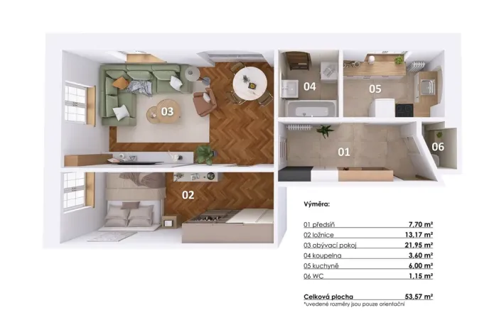 Prodej bytu 2+1, Praha - Malá Strana, Hroznová, 53 m2