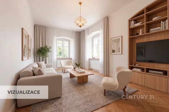 Prodej bytu 2+1, Praha - Malá Strana, Hroznová, 53 m2