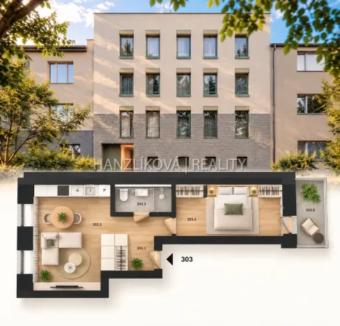 Prodej bytu 2+kk, České Budějovice - České Budějovice 5, Ledenická, 40 m2
