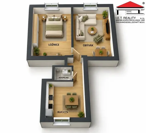 Pronájem bytu 2+1, Ostrava, Švabinského, 47 m2