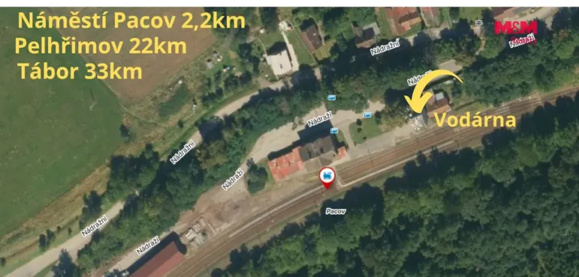 Prodej historického objektu, Pacov, Nádražní, 100 m2