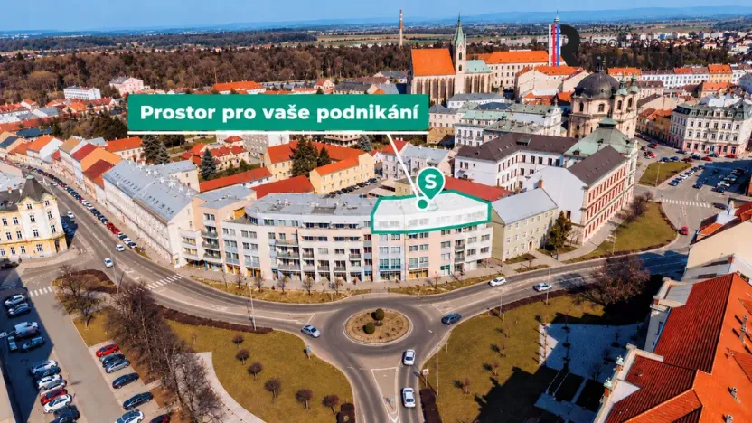 Prodej kanceláře, Kroměříž, náměstí Míru, 178 m2