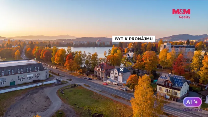 Pronájem bytu 2+kk, Jablonec nad Nisou - Mšeno nad Nisou, U Přehrady, 33 m2