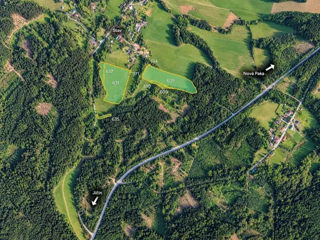 Prodej louky, Úbislavice, 16378 m2