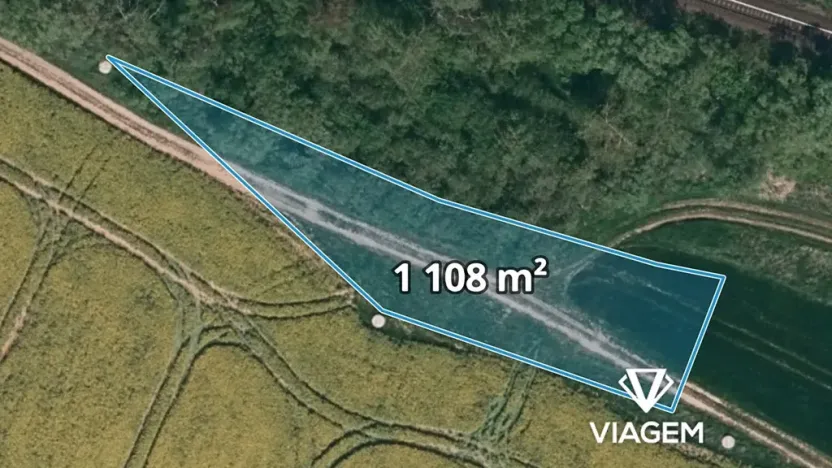 Prodej pole, Stařeč, 1108 m2