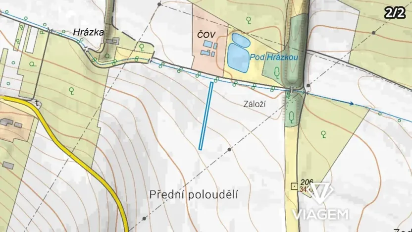 Prodej podílu pole, Lysice, 1651 m2