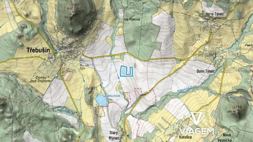 Prodej pole, Třebušín, 21761 m2