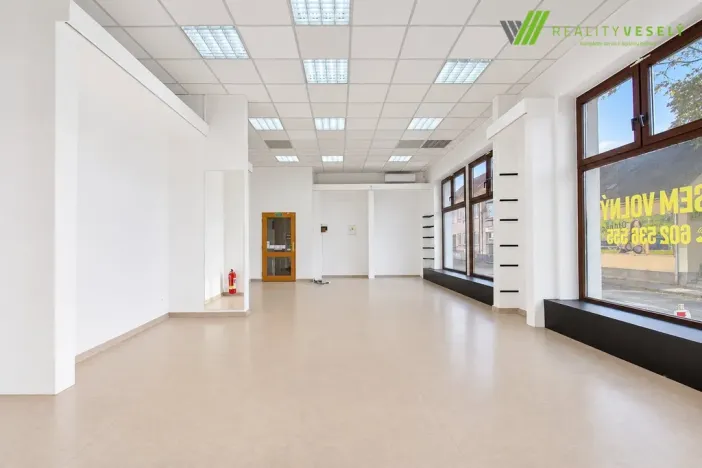 Pronájem obchodního prostoru, Hodonín, Štefánikova, 90 m2