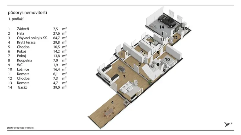 Prodej kanceláře, Hrochův Týnec, 356 m2