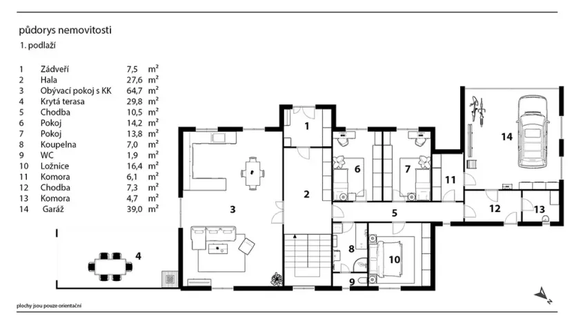 Prodej rodinného domu, Hrochův Týnec, 356 m2