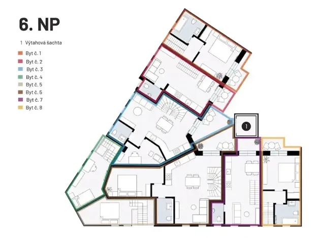 Prodej bytu 3+kk, Praha - Žižkov, Seifertova, 65 m2