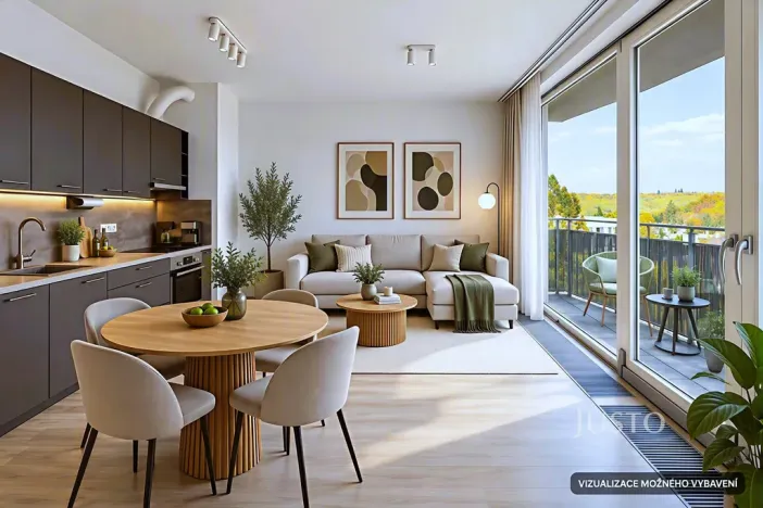 Pronájem bytu 2+kk, Praha - Krč, V jehličí, 53 m2