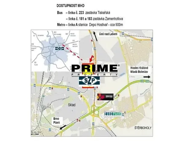 Pronájem skladu, Praha - Malešice, Tiskařská, 124 m2
