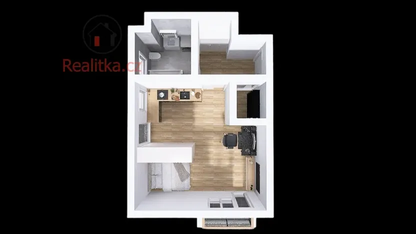 Prodej bytu 1+kk, Mělník, Vlasákova, 44 m2