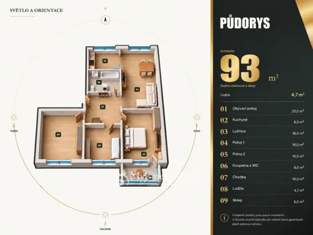 Prodej bytu 4+1, Břežany, 93 m2